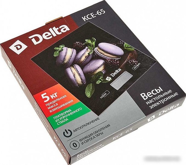 Кухонные весы Delta KCE-65 (ягодные макарони)