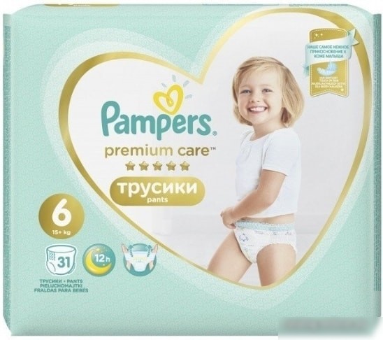 Трусики-подгузники Pampers Premium Care 6 (31 шт)