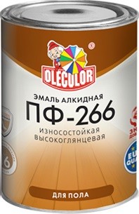 Эмаль Olecolor ПФ-266 1.9 кг (золотистый)