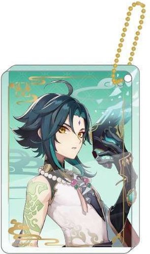 Брелок miHoYo Characters Acrylic Block Strap. Xiao GEN125