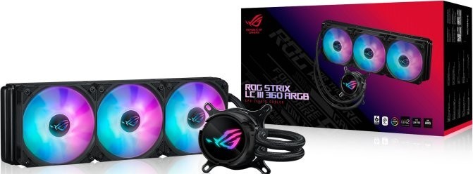 Система жидкостного охлаждения для процессора ASUS ROG Strix LC III 360 ARGB