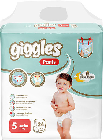 Подгузники Giggles Junior 5 Pants (24 шт)