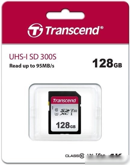 Карта памяти Transcend SDXC 300S 512GB