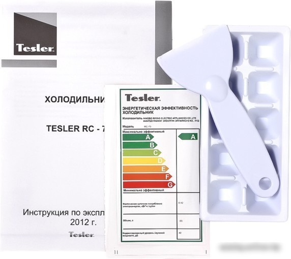 Однокамерный холодильник Tesler RC-55 (белый)