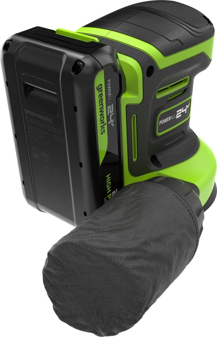 Эксцентриковая шлифмашина Greenworks OS325 3100907CUA (с 1-им АКБ)