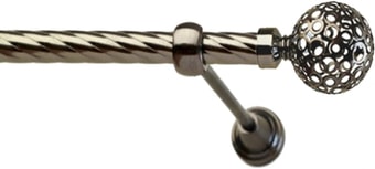Lm Decor Ажур (антрацит, витая, 3,6м 16мм, 1 ряд, без кручка)