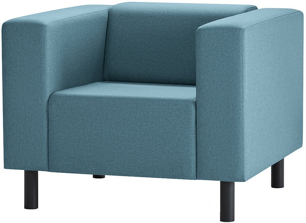 Интерьерное кресло Mio Tesoro Белфаст 307 (Savanna Plus Blue 1175, голубой)