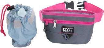 сумка для дрессуры Doog Medium TP02b (серый/розовый)