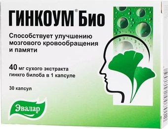 БАД Эвалар Гинкоум Био (30 таблеток)