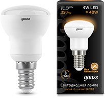 Светодиодная лампочка Gauss E14 4Вт 2700K [106001104]