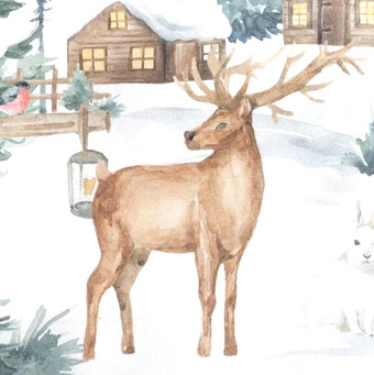 Дорожка на стол Этель Forest Animals 7346929