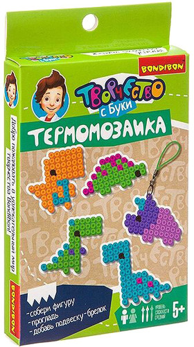 Термомозаика Bondibon Термомозаика 2D. Динозавры ВВ3284