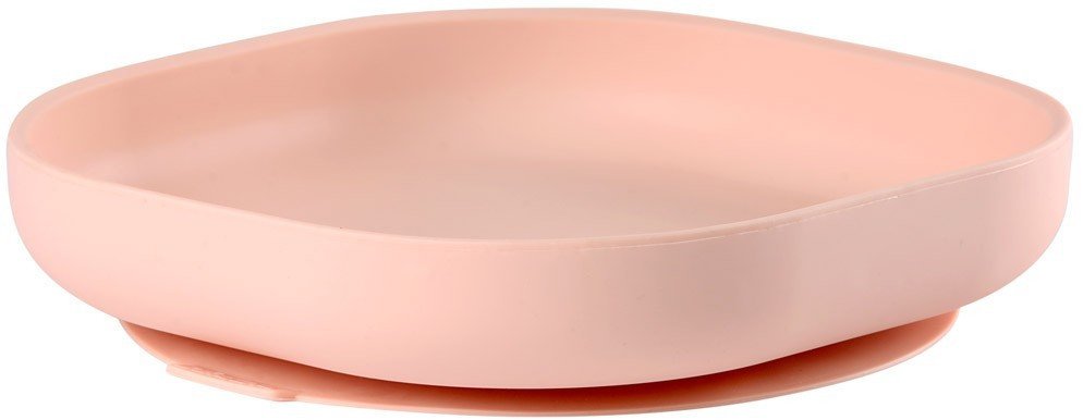 Тарелка для кормления Beaba Assiette Silicone 913431 (Plate Pink)