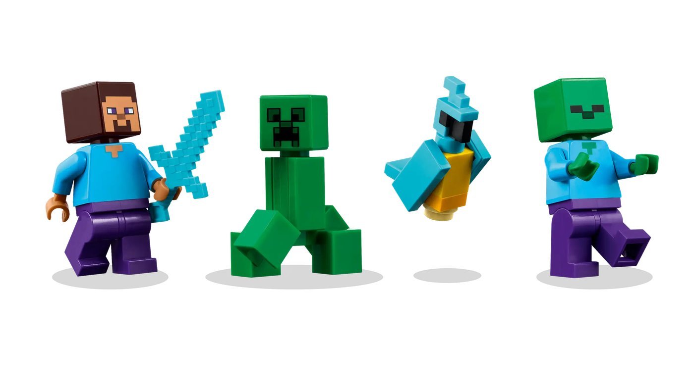 Конструктор LEGO Minecraft Дом в джунглях из TNT 21275