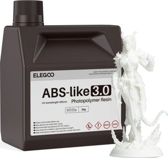 Фотополимер Elegoo ABSlike V3.0 2кг (белый)