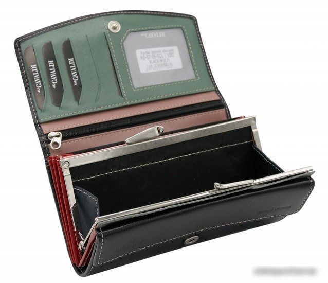 Кошелек Cedar 4U Cavaldi RD-BF-06-GCL (черный мульти)