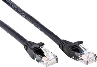 Кабель iOpen ANP612 RJ-45 - RJ-45 (1.5 м, черный)