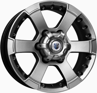 Литые диски K&K М56 16x7" 6x139.7мм DIA 106.1мм ET 30мм Дарк платинум