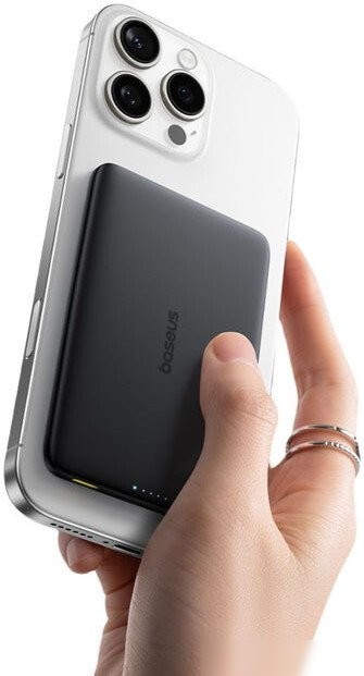 Внешний аккумулятор Baseus PicoGo AM41 Ultra-Slim Magnetic Power Bank 5000mAh (черный)