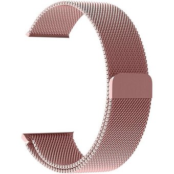 Браслет Rumi Milanese loop металлический 22 мм (розовый)