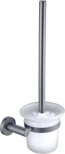 Ершик для унитаза Aquatek Вега AQ4010BGM (оружейная сталь)