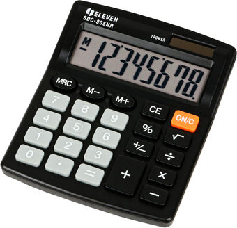 Калькулятор Eleven SDC-805NR (черный)