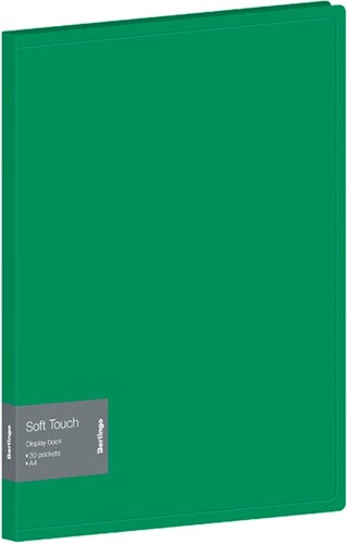Папка для бумаг Berlingo Soft Touch DB4_30983 (зеленый)