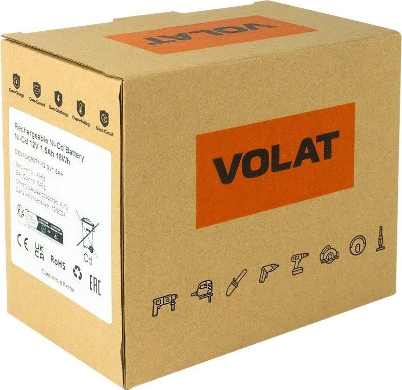 Аккумулятор VOLAT VT-DEW-DC9071-12.0V1.5AH (12В/1.5 Ah)