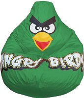 Кресло-мешок Flagman Груша Макси XXL Angry Birds Г2.1-047 (зеленый)