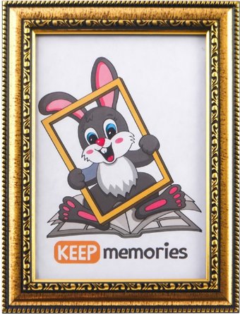 Фоторамка Keep Memories 15x21см 1114497 (золото)
