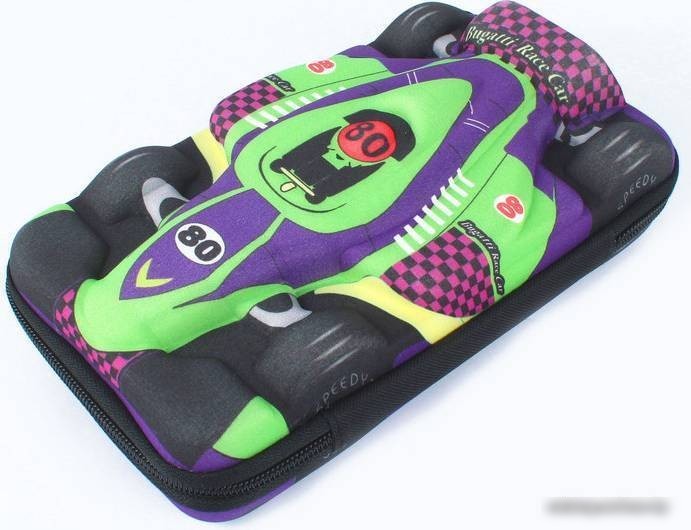 Пенал Darvish 3D Cars DV-LS701-2 (фиолетовый)