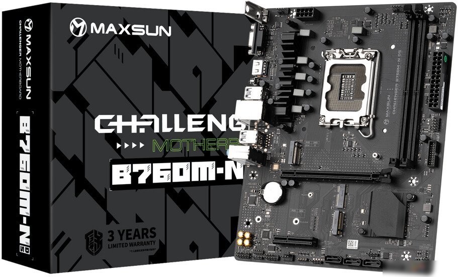 Материнская плата Maxsun Challenger B760M-N D5 V2