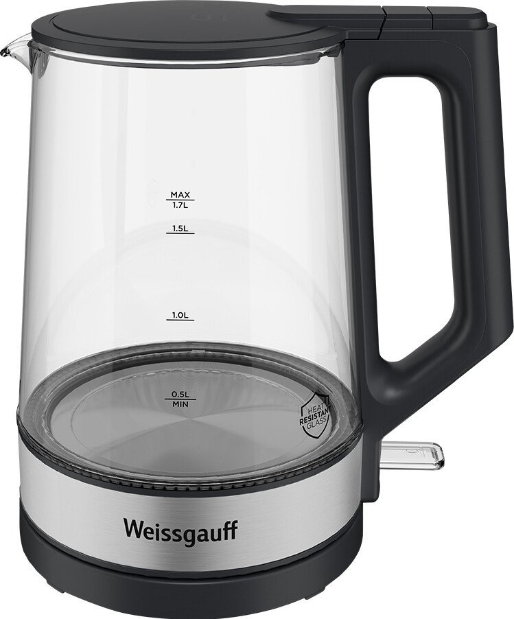 Электрический чайник Weissgauff WK 1700 EcoGlass Graphite