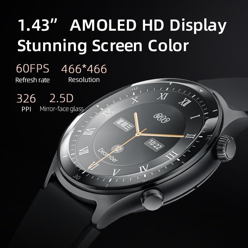 Умные часы QCY Watch Active GT (серебристый)