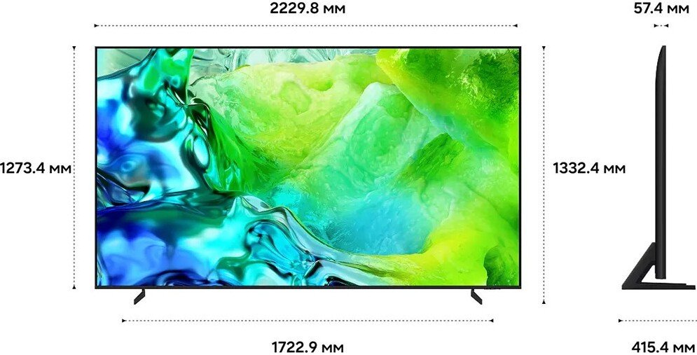 MiniLED телевизор Samsung Neo QLED QN80H 4K QE100QN80HUXPY