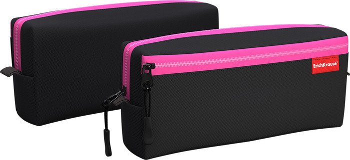 Пенал Erich Krause Black&Pink 48999