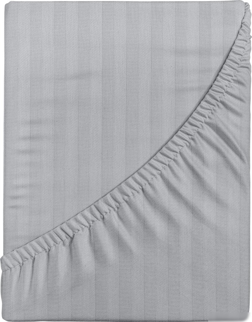 Постельное белье Нордтекс Verossa Stripe на резинке 180x200x30 925742 (Silver moon)