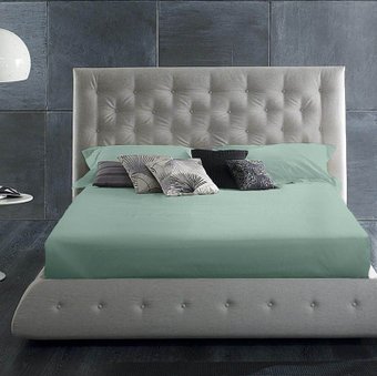 Постельное белье Primavelle 180х215 сатин Luxe 114911801-сгL84 (шалфей)