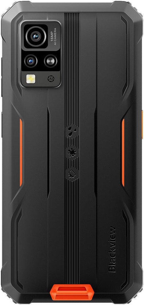 Телефон Blackview BV4800 SE 4GB/64GB (черный/оранжевый)