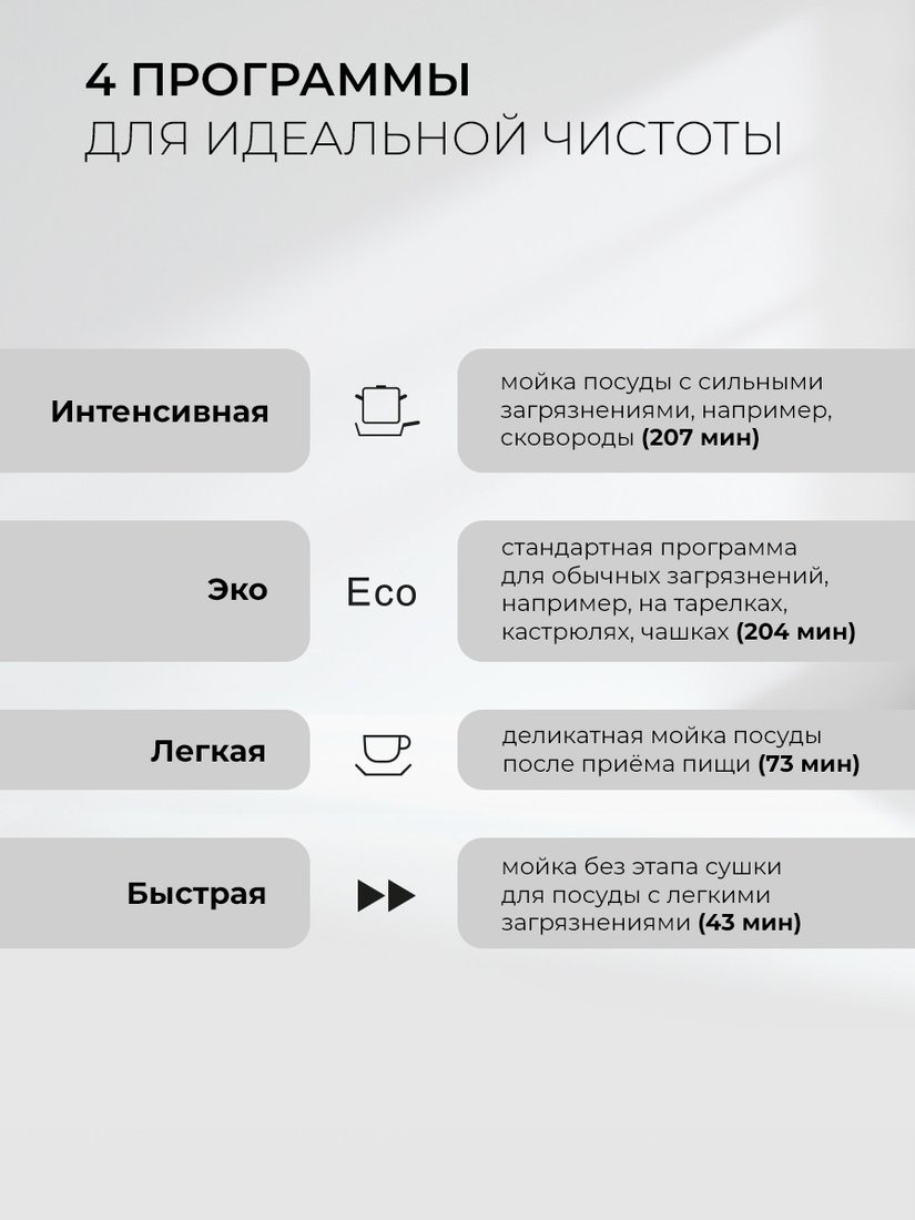 Встраиваемая посудомоечная машина LEX DW4541BL Compact