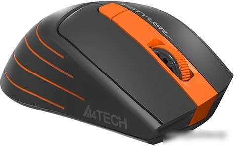 Мышь A4Tech Fstyler FG30S (серый/оранжевый)