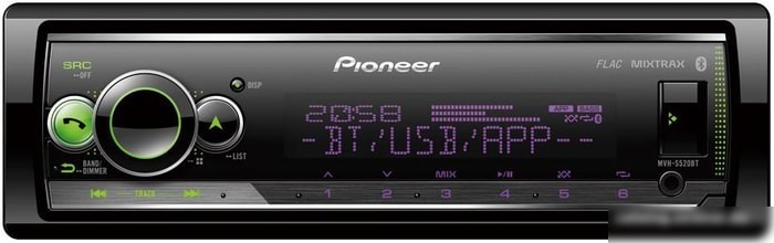 USB-магнитола Pioneer MVH-S520BT USB-магнитола Pioneer MVH-S520BT