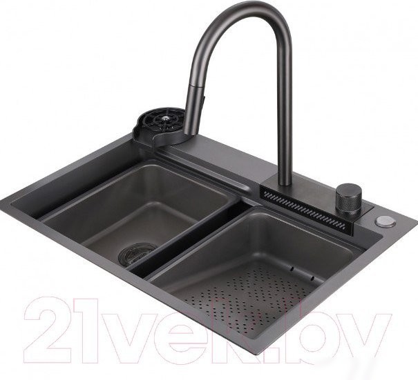 Кухонная мойка Abber Wasser Kreis AF2194NG (никель)