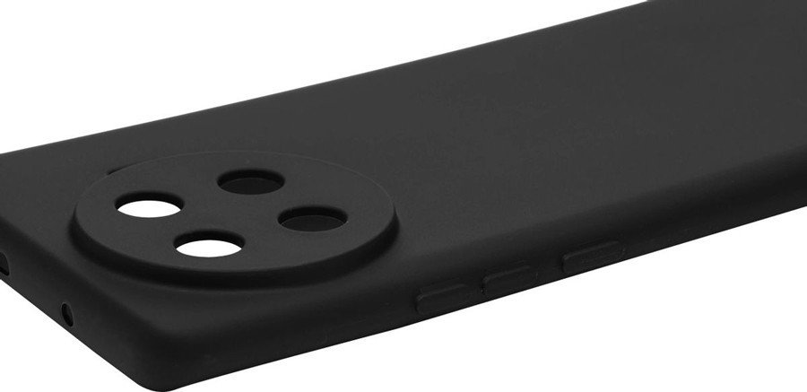 Чехол для телефона BoraSCO Silicone Case для Tecno Spark 20 Pro + 73128 (черный)