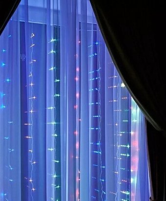 Световой дождь ULED Дождь ULED-WF-1200-220V-(W-F-W/W)