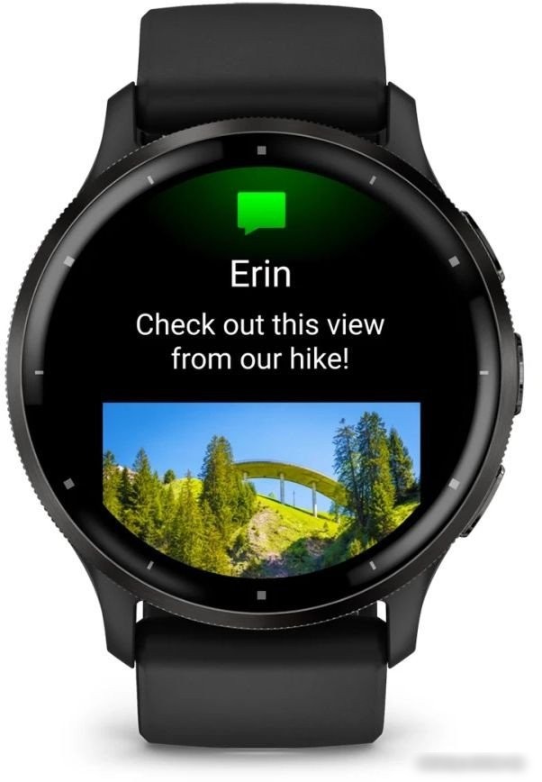 Умные часы Garmin Venu 3 (черный, с силиконовым ремешком)