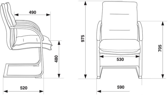 Кресло Бюрократ T-9927SL-LOW-V (светло-коричневый)