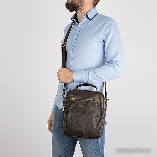 Сумка Poshete 253-0904-29-DBW (коричневый)