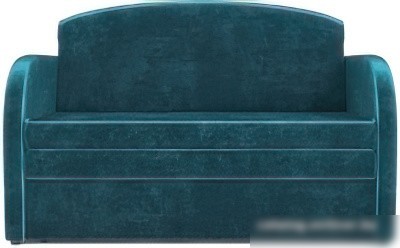 Диван Мебель-АРС Малютка (бархат сине-зеленый Star Velvet 43 Black Green)