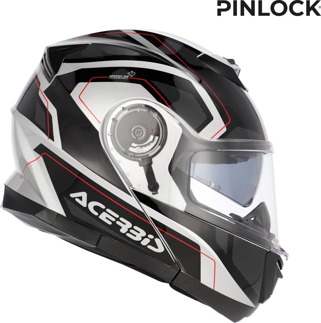 Мотошлем Acerbis Serel 22-06 0025201.314.064 (M, черный/серебристый)